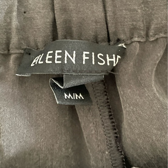 Eileen Fisher Pants Cropped Pull On Grey Size Medium - Picture 5 of 6